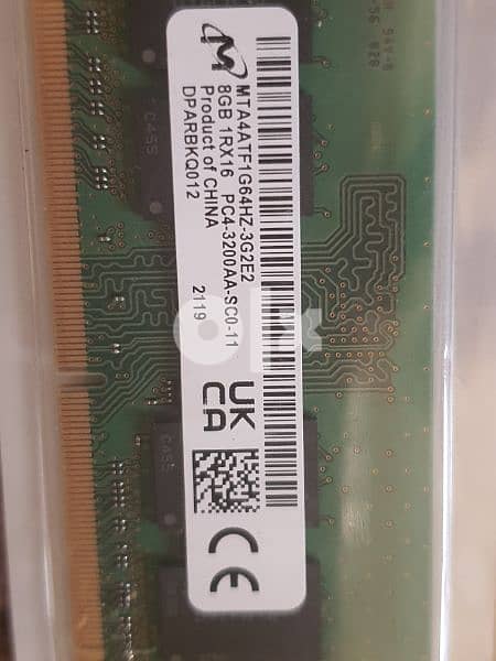 laptop ram micon 3200 8GB DDR4 - رام لابتوب 2