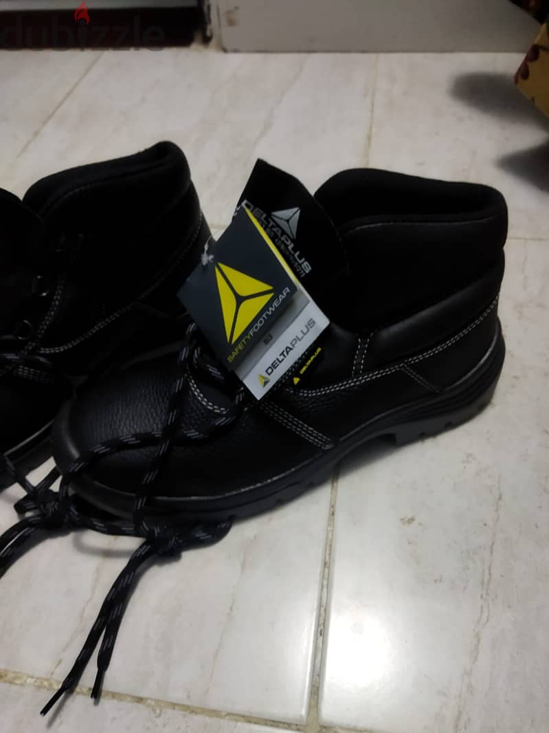 حذاء سيفتي جديد فرنسي صناعة هندي delta plus معالج زيوت مقاس 42 3