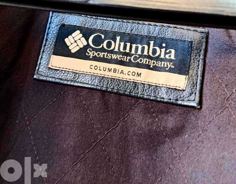 Columbia Leather Jacket جاكيت جلد طبيعى لارج ماركة كولومبيا 1
