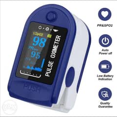 جهاز Pulse oximeter مقياس بالإصبع لقياس النبض وضغط الدم والاكسجين 0
