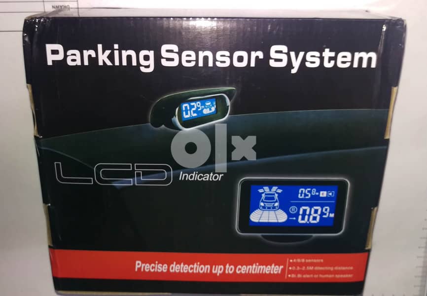 Parking Sensor System  8 sensors with LCD for luxury cars 3