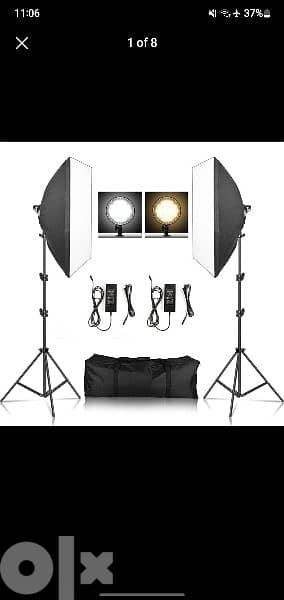 Softbox Lighting Kit 50 x 70 Inch Video Studio 0