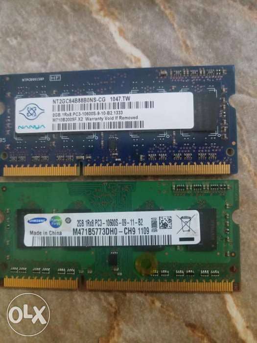 رامات لاب توب 4 جيجابايت DDR3 1