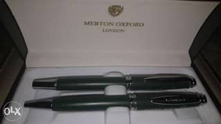 طقم أقلام إنجليزيMerton Oxford جديد لم يستخدم بالعلبه 0