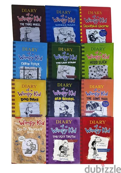 Diary Of A Wimpy Kid Collection 12 Books Set