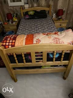 2 سرير جديد خشب ماليزي 0