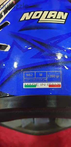 Helmet Nolan N62 size:M (Made in italy) weight:1.62kg 2