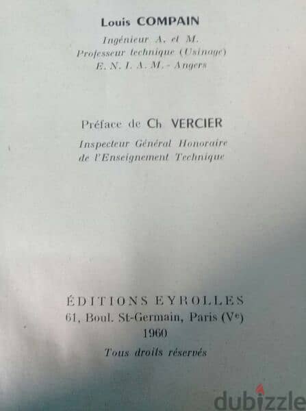 كتاب فرنساوي قديم سنة 1960 عن الثقب السعر 50 جنية 5