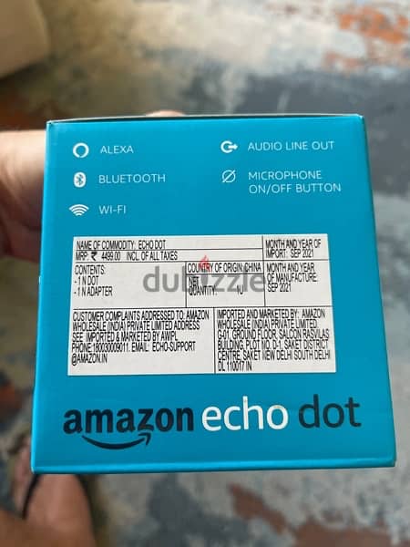 Amazon Alexa echo dot 3 new امازون اليكسا دوت ٣ 3