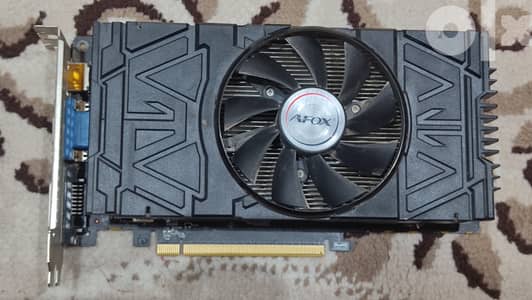 كارت شاشه NVIDIA GTX750 Ti نسخة 2 جيجا بحاله جيدة جدا جدا بالكرتونة