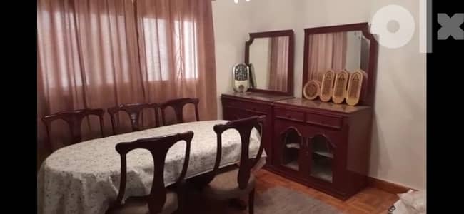شقة سابا باشا  مفروشه للايجار من المالك