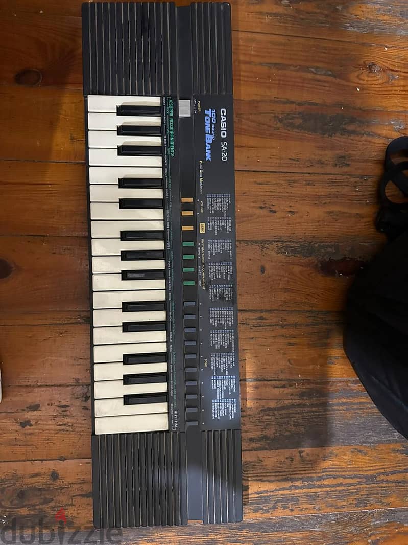 piano casio sa-20 keyboard كاسيو بيانو صنع كوريا اورج ب 100 نغمة 2