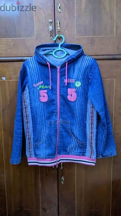 جاكيت جينز للبنات مقاس 46 (M-L) Jeans jacket for girls size 46 (M-L) 0