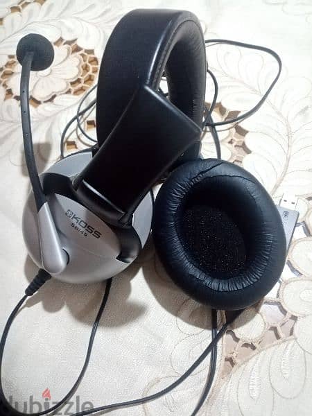 سماعة رأس بالمايك - usb -  Headset with mic 1