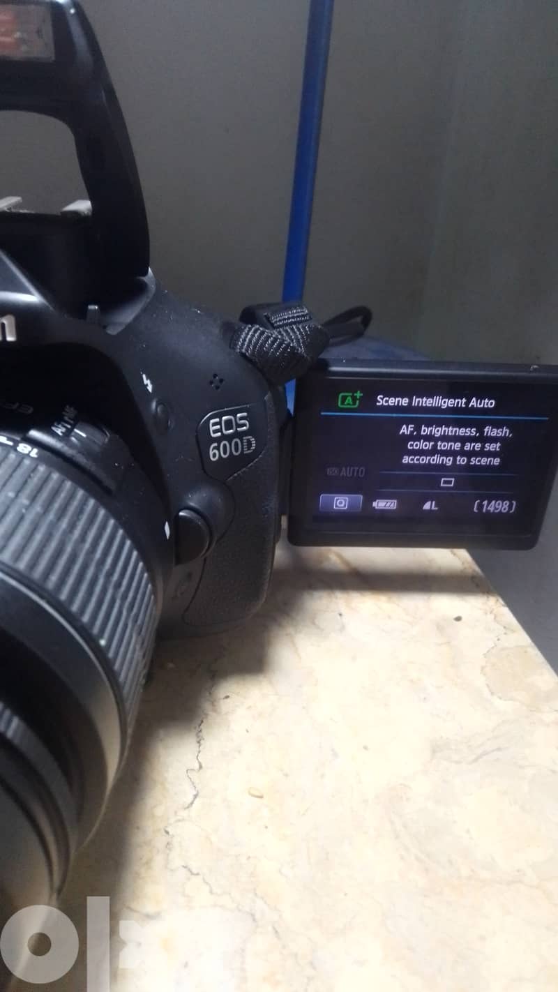 كاميرا Canon EOS 600D بحالة الجديد وبطارية إضافية والشنطة الأصلية 5