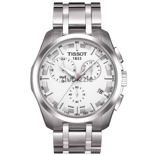 Tissot Swiss Made T-Trend Couturier GMT Chronograph -Stainless - تيسوت 0
