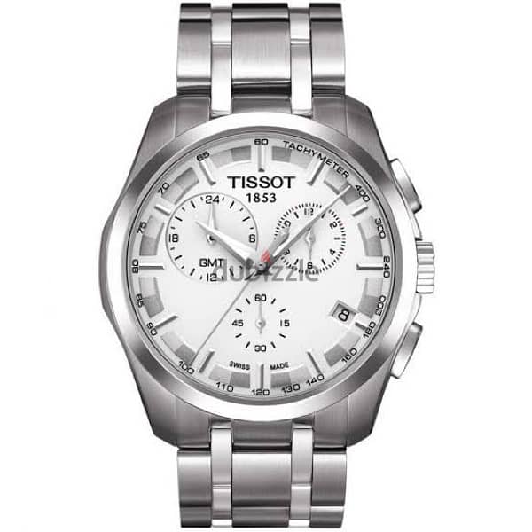 Tissot Swiss Made T-Trend Couturier GMT Chronograph -Stainless - تيسوت 2