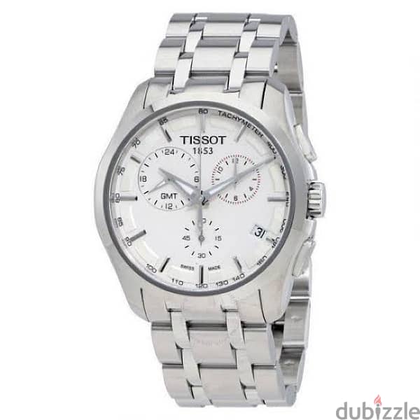 Tissot Swiss Made T-Trend Couturier GMT Chronograph -Stainless - تيسوت 4