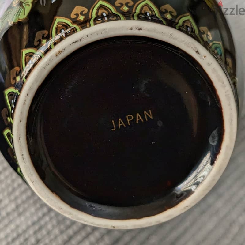 Vintage Japanese Vase فازات يابانى بورسلين و فخار من الثمانينات 4