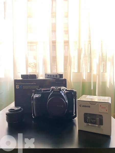 Blackmagic 6K Pro - (Barely Used, with box, tilta cage and lenses) 0