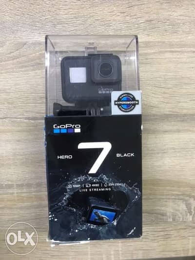 Box GoPro Hero 7 black with housing