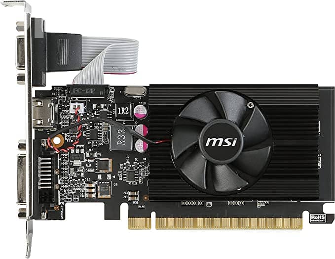 MSI Gaming GeForce GT 710 2GB GDRR5 64-bit استعمال شهرين 1