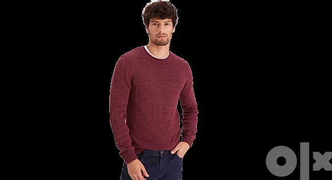 red wine pullover for men new lc waikiki Eu xs size 2