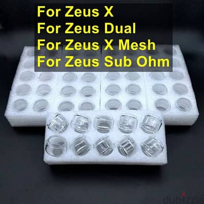 Bubble Glass For Zeus X Tank Original  زجاج بابل تانك زيوس إكس  مستورد