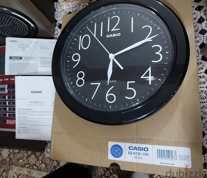 ساعة حائط ساعه حائط كاسيو CASIO CLOCK جديدة 1