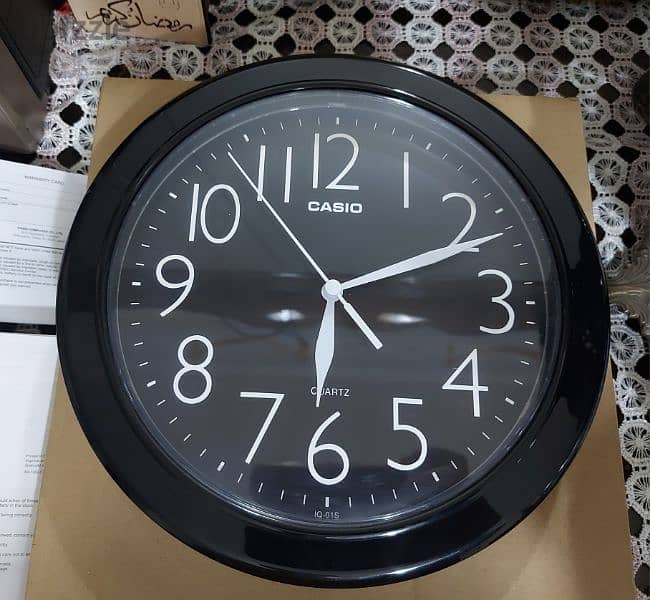 ساعة حائط ساعه حائط كاسيو CASIO CLOCK جديدة 4