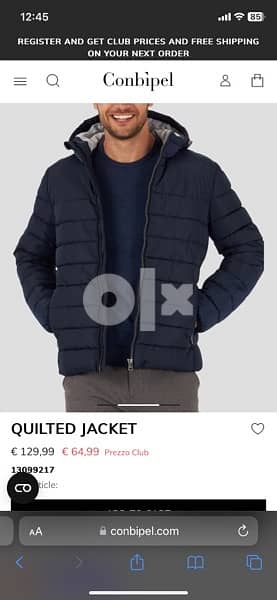 Conbipel jacket outlet price