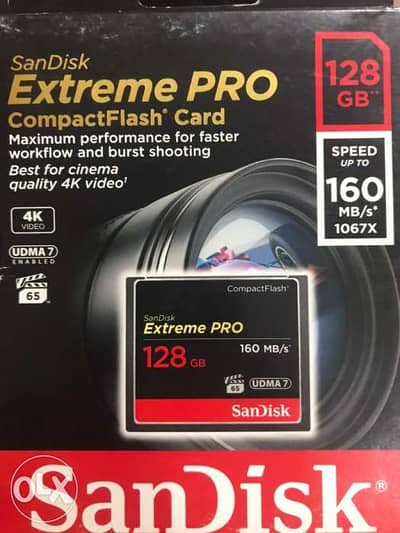 sandisk Extreme Pro 128 GB compact flash