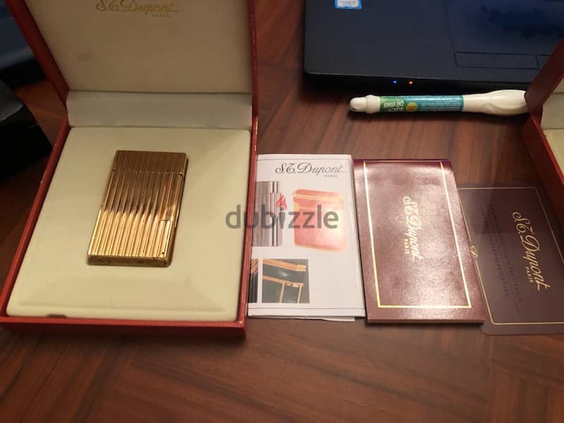 St. Dupont Gold Ligne 2 Lighter 1