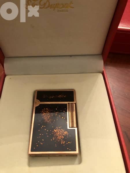 St. Dupont Vintage Gold Dust Ligne 2 Lighter 1