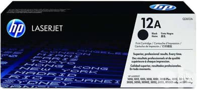 12A Original LaserJet Toner Cartridge Black ( Original ) الأصلي 0