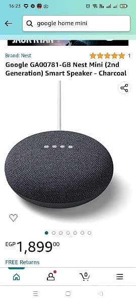 google home mini with the holder 4