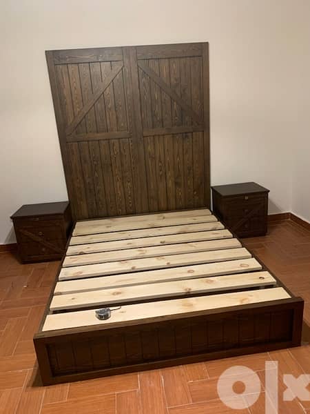 Brand new full bedroom beech woodغرفة نوم كاملة خشب زان 3