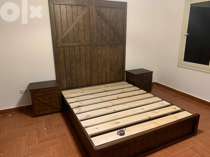 Brand new full bedroom beech woodغرفة نوم كاملة خشب زان 4