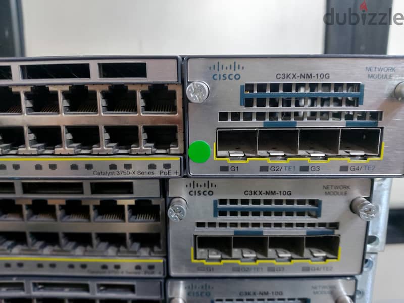 Cisco Catalyst 3750-X Poe+ Uplink 10G 48Port السعر فى التليفون فقط 3