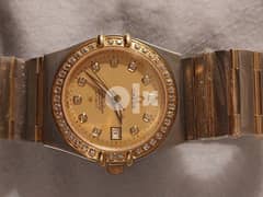 ساعة اوميجا بالعلبة و الغلاف Omega constellation  high copy