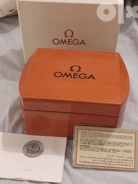 ساعة اوميجا بالعلبة و الغلاف Omega constellation  high copy 5