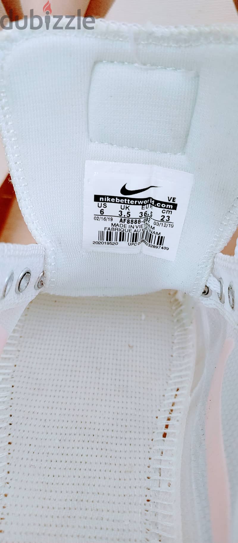 Nike shoes mesh transparent size 37شفاف نايك حريمي مقاس 2