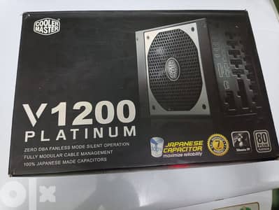 psu cooler master 1200w platinum full Modular