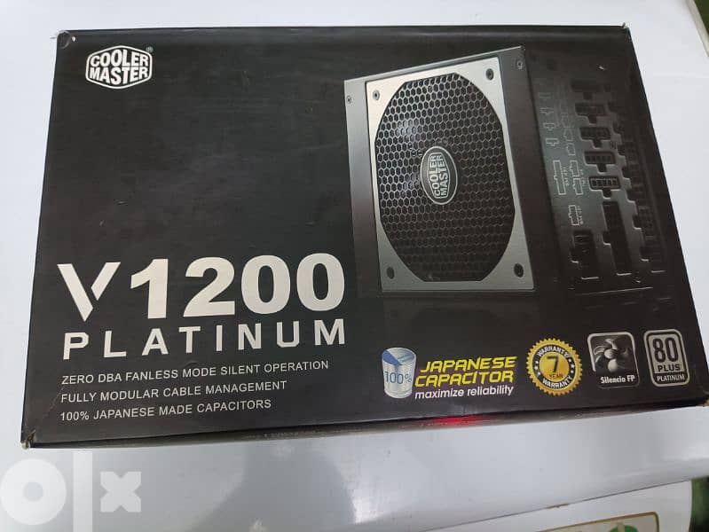 psu cooler master 1200w platinum full Modular 0