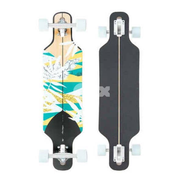 Longboard 100 drop - floral |  سكيت بورد 100 دروب + توصيل مجاني 3