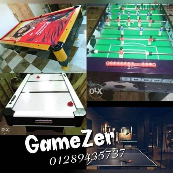 طاولات بلياردو وبينج بونج  للمحلات والكافيهات  GameZer2025 TanTa 2