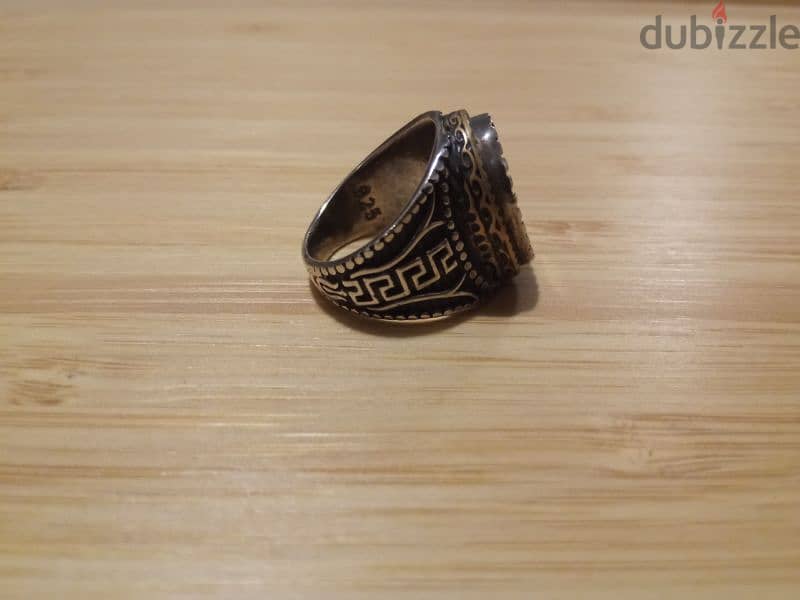 925 silver ring used خاتم فضة عيار ٩٢٥ مستعمل 1