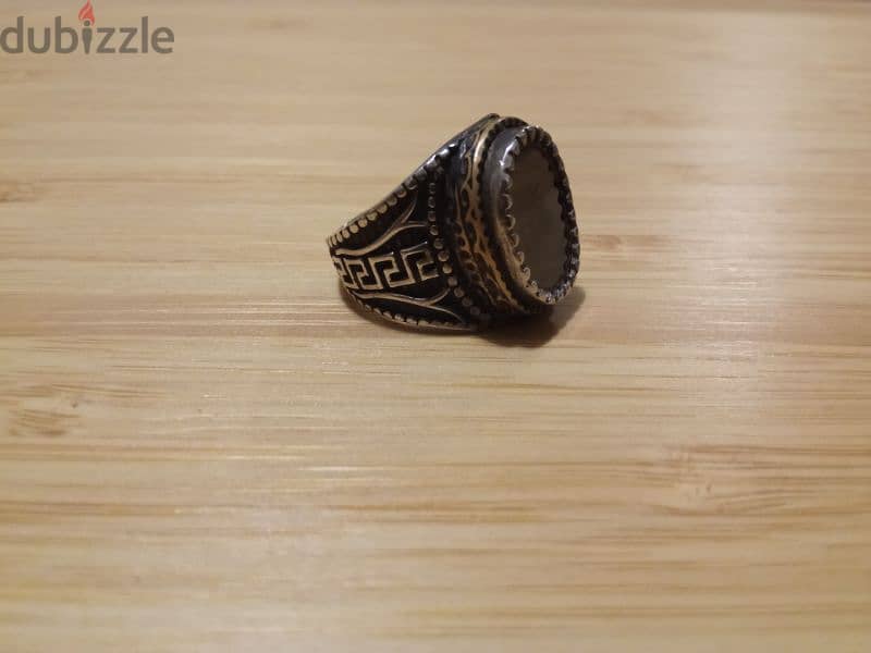 925 silver ring used خاتم فضة عيار ٩٢٥ مستعمل 2