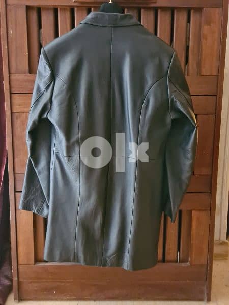 100% genuine leather coat 1