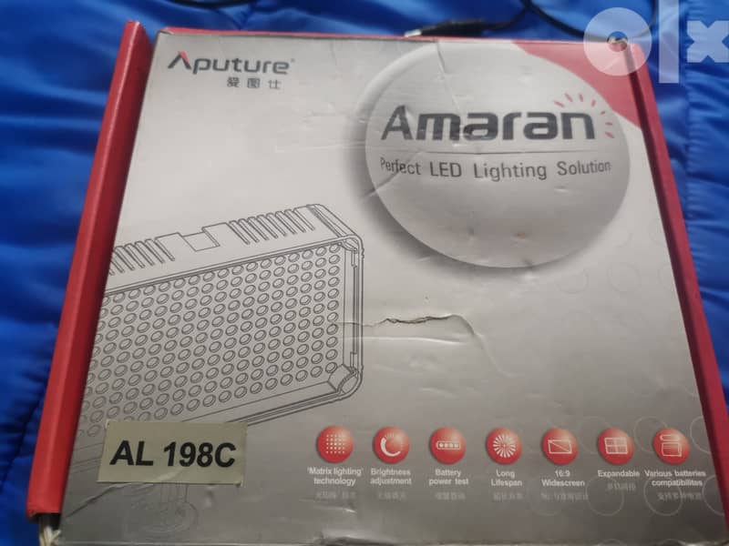 Aputure Amaran AL-198C Camera Camcorder LED Video Light Color Temperat 12